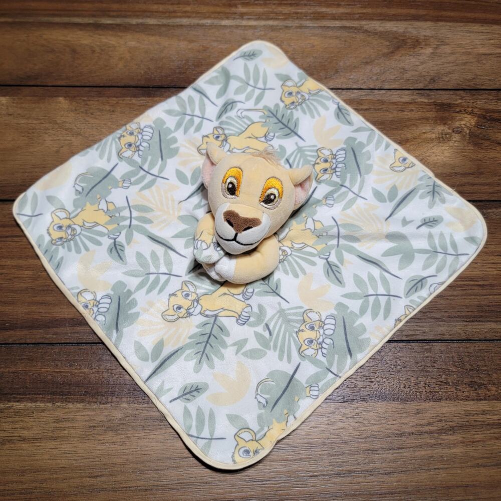 Lion King Simba Infant Security Blanket 13.5" X 14"